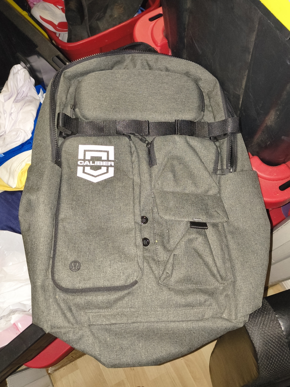 New Caliber Grey Backpack - Durable Everyday Bag